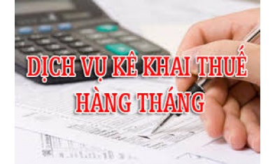 Dich Vụ Khai Báo Thuế Hàng Tháng